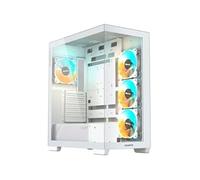 C500 PANORAMIC STEALTH ICE - Mid tower - ATX - panneau latéral fenêtré (verre trempé) - pas d'alimentation (ATX) - blanc - USB/Audio