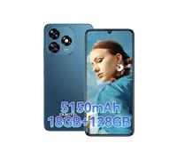 OUKITEL C51 Smartphone 6.8 pouces 18GO(6+12) 128GO Octa Core Android 13 Dual sim 4G 5150mAh-BLEU