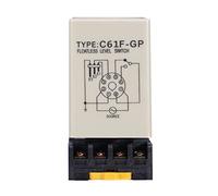 C61F-GP Contrôleur de Commutateur de Niveau sans Flotteur Liquide AC 220 V 50/60 Hz avec Base, Contrôleur de Niveau D'eau Automatique Relais de Commutateur de Niveau de Liquide