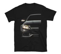 C63 S Men's T Shirt C Class Front View of W205 German Car Cotton Tee
