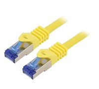 C6A017S Patch cord S/FTP 6a Line Cu LSZH jaune 025m 26AWG -20-75°C LOGILINK
