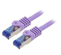 C6A049S Patch cord S/FTP 6a Line Cu LSZH violet 15m 26AWG -20-75°C LOGILINK