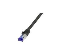 LogiLink C6A103S RJ45 CAT 6a S/FTP 15.00 m noir 1 pc(s)