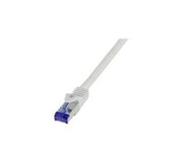 LogiLink C6A142S RJ45 Câble réseau, câble patch CAT 6a S/FTP 50.00 m gris 1 pc(s)