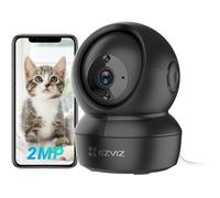 C6N Caméra Surveillance Wifi Intérieure 1080P Caméra Bébé Pan/Tilt À 360° Wifi 2.4Ghz Vision Nocturne Avec Smart Ir Déte[CE17]
