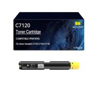 C7120 Cartouche de toner compatible 006R01824 006R01825 006R01826 006R01827 | Remplacement des cartouches de toner C7120 imprimante pour Xerox Versalink C7120 C7125 C7130, avec puce(Yellow)
