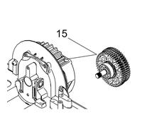 C720-c721 groupe engrenage interne pignon. piece detachee pour cyclo kit. - FAAC 63003502
