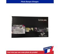 Lexmark Cartouche de toner C736H1MG pour C736DN Magenta - 10 000 pages (Grande capacité)