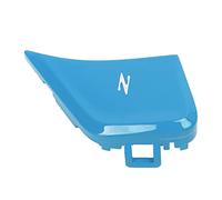 C8 Volant Z Bouton Cover Trim Sticker Remplacement de la décoration Durable Protection de décoration Installation Facile pour Les Amateurs de Voitures (Bleu)