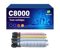 C8000 Cartouche De Toner Compatible pour Xerox 106R04041 106R04038 106R04039 106R04040. Compatible avec Les Imprimantes VersaLink C8000 C8000DT C8000DTM C8000W,4 Colors-1 Set