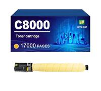 C8000 Cartouche De Toner Compatible pour Xerox 106R04041 106R04038 106R04039 106R04040. Compatible avec Les Imprimantes VersaLink C8000 C8000DT C8000DTM C8000W,Yellow-1 Pack