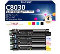 C8030 Cartouches de Toner Compatibles pour Xerox AltaLink C8030 C8035 C8045 C8055 C8070 Imprimantes, pour Écoles Hôpitaux Banques.,BCMY-1 Pack