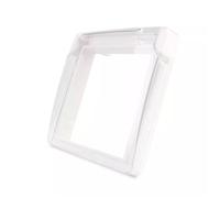 C9 Boîtier de prise murale étanche en plastique US pour prise électrique de salle de bain 45 x 67,5 mm Trou pour intérieur