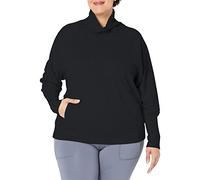 C9 Champion Chemise de Yoga à Manches Longues en Tissu éponge pour Femme, ébène, L