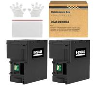 C9344 9344 C12C934461 Boîte de Maintenance de l'encre C12C934461 Compatible pour Epson XP-2100 XP-4200 XP-4100 XP-3100 XP-3105 XP-4105 WF-2845DWF WF-2810DWF WF-2830DWF WF-2840DWF WF-2850 WF-2835 (2P)