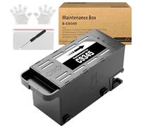 C9345 9345 Boîte d'entretien pour encre C12C934591 Compatible avec EcoTank ET-5800 ET-5850 ET-5880 ET-16600 ET-16650 ET -16680 L15150 L15160 L15158 L15168 WorkForce WF-7820 WF-7830 WF-7840 (1 pack)