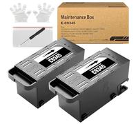 C9345 9345 Boîte d'entretien pour encre C12C934591 Compatible avec EcoTank ET-5800 ET-5850 ET-5880 ET-16600 ET-16650 ET -16680 L15150 L15160 L15158 L15168 WorkForce WF-7820 WF-7830 WF-7840 (2 pack)
