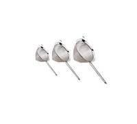 Pradel Excellence - Lot de 3 passoires chinois en acier inoxydable 8/12/16 cm, mailles fines