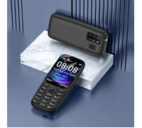 C99 4G Feature Phone 2.4 pouces 1500mAh Lampe de poche Double SIM MP3 Noir