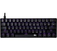 CA-100 Clavier Gamer Compacte M?canique TKL 64 Touches Anti Ghosting R?tro-Eclairage USB