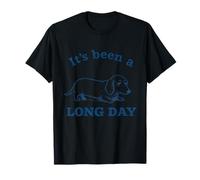 Ça a été Une Longue journée, l'humeur fatiguée d'un Teckel T-Shirt