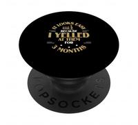 Ça a l'air Facile Parce Que Je Leur AI crié Dessus Pendant 3 Mois, C'est drôle PopSockets PopGrip Adhésif