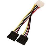 Cã¢ble logilink sata y-power 0,15m (cs0007) G