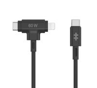 Targus Câble Lightning HyperJuice – USB‑C 24 broches mâle vers Lightning – 1,5 m Noir