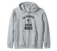Ça Chauffe Entre Nous Humour drôle Barbecue et grillades Sweat à Capuche