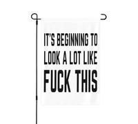 Ça commence à ressembler beaucoup à ce drapeau de jardin double taille 12x18, décoration extérieure pour maison ou cour.