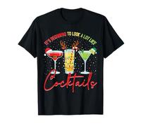 Ça Commence à ressembler Beaucoup à des Cocktails Funny Christmas T-Shirt