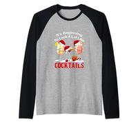 Ça Commence à ressembler Beaucoup à des Verres à Cocktail de Noël Manche Raglan