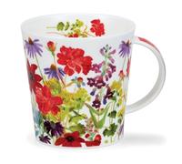 CA-COTT-RE Tasse en porcelaine anglaise Motif fleurs de cottage Rouge 0,48 l