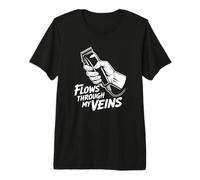 Ça coule dans Mes veines - Funny Barber T-Shirt Haut de Gamme