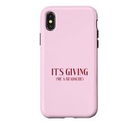 Ça Donne (Moi Un Mal de tête) Coque pour iPhone X/XS