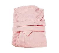 ca' d'oro PDA Peignoir à Capuche Nid d'Ape, rose, S