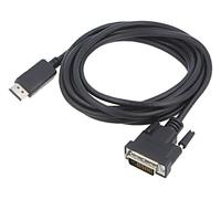 CA-DPDV-10CU-0030-BK Câble Displayport Mâle,DVI-D (24+1) Mâle 3 mètres noir