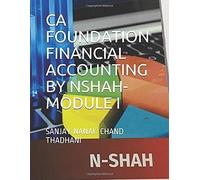 Ca Foundation Financial Accounting By Nshah: Module I