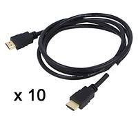CA-HDMI-13CC-0018-BK Câble HDMI Mâle, PVC recto-verso 1,8 m noir HDMI 1,4 L