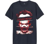 ÇA IT « Come Back and Play » T-Shirt Unisex UXITYFMTS002, Navy, Taille S