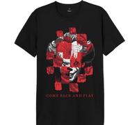 ÇA IT « Come Back and Play » T-Shirt Unisex UXITYFMTS002, Noir, Taille XXL
