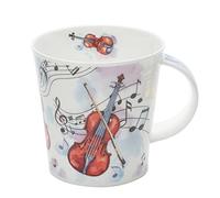 CA-MAKM-VI Tasse en porcelaine anglaise pour violon Motif Cairngorm 0,48 l