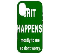 Ça m'arrive Le Plus Souvent, Alors ne t'inquiète Pas. Texte Blanc Coque pour iPhone 17