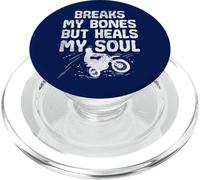 Ça me Brise Les os mais guérit Mon âme en Faisant du vélo Tout-Terrain Amusant PopSockets PopGrip pour MagSafe