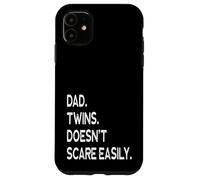 Ça ne Fait Pas Peur Facilement aux Jumeaux, Deux Enfants, Papa, fête des pères Coque pour iPhone 11