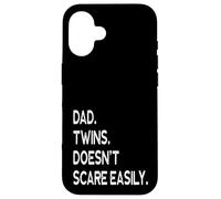 Ça ne Fait Pas Peur Facilement aux Jumeaux, Deux Enfants, Papa, fête des pères Coque pour iPhone 16