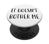 Ça ne me dérange Pas Funny Idea White Lie Party PopSockets PopGrip Adhésif