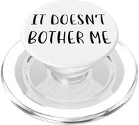 Ça ne me dérange Pas Funny Idea White Lie Party PopSockets PopGrip pour MagSafe