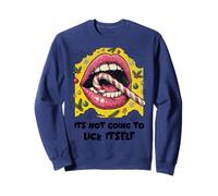 Ça ne va Pas se lécher Candy Blague drôle de Canne de Noël Sweatshirt