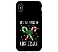 Ça ne va Pas se lécher Tout Seul à Noël Coque pour iPhone X/XS